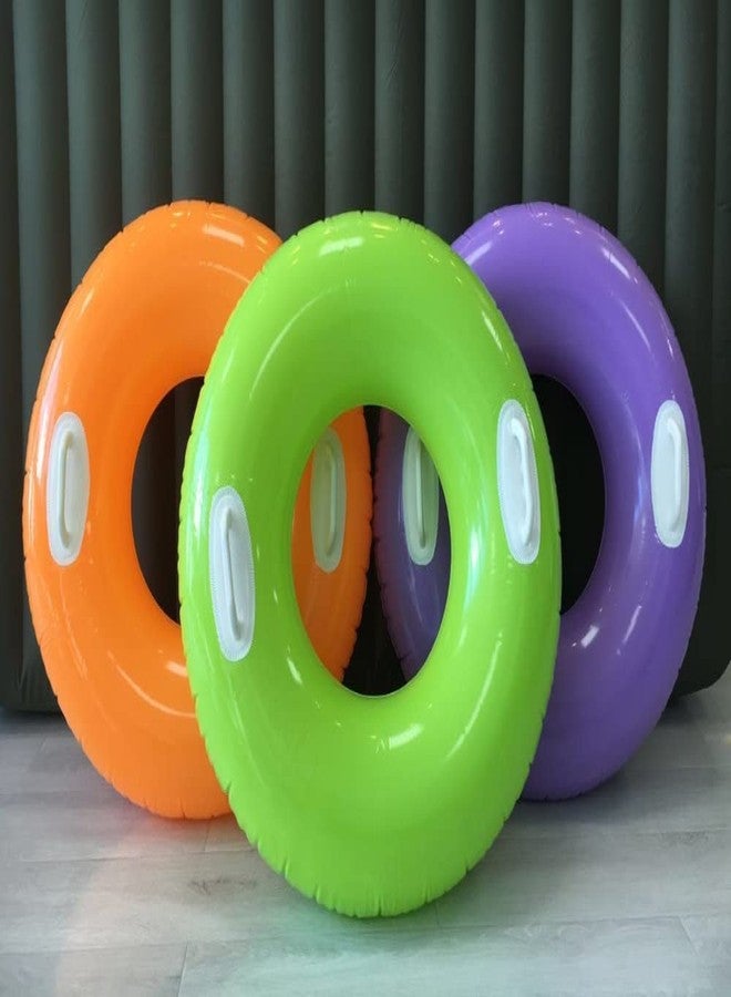 HAPYSA Baby Swimming Float Swimming Ring Adult Inflatable Pool Float Tube Swimming Rings with Handle Support for Kids Size - 30''inch (Multi Color) (6 Years up) - Image 5